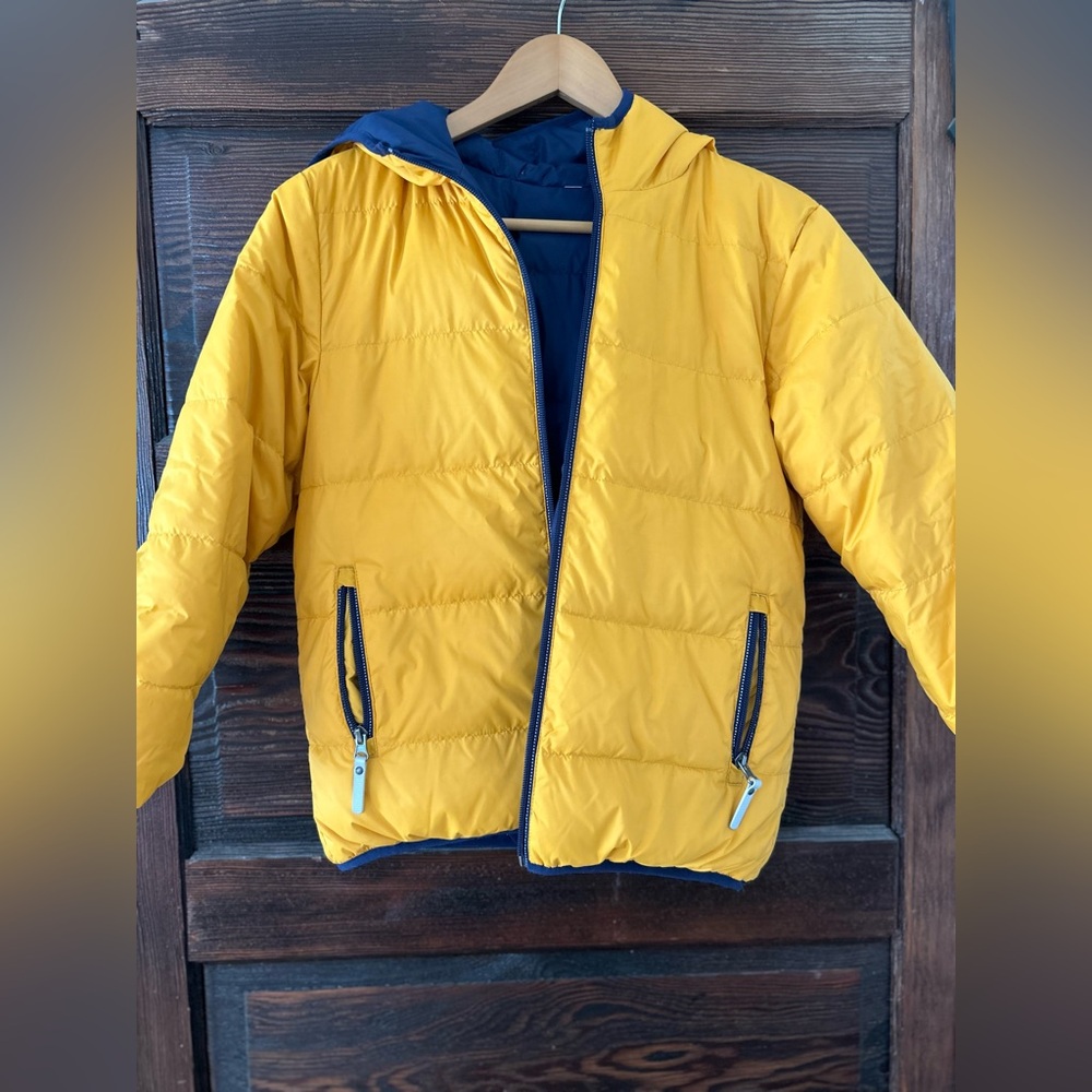 Hanna Andersson Yellow Puffer Jacket for Kids